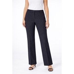 Ann Taylor Loft Marisa Trouser Pants 2‎ Charcoal Gray Speckled Straight Leg